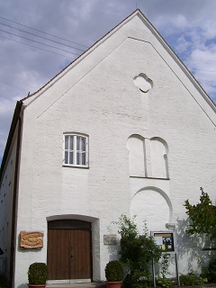 Foto der alten Synagoge in Buttenwiesen
