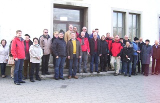 Foto der Teilnehmer der Winterwanderung 2014